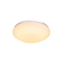 SLV Wandarmatuur voor buitenshuis LIPSY® 30 DOME CCT Switch, gekamd IP44, wit 