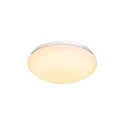 SLV Wandarmatuur voor buitenshuis LIPSY® 30 DOME CCT Switch, gekamd IP44, wit 