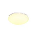 SLV Wandarmatuur voor buitenshuis LIPSY® 30 DOME CCT Switch, gekamd IP44, wit 