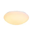 SLV Wandarmatuur voor buitenshuis LIPSY® 40 DOME CCT Switch, gekamd IP44, wit 