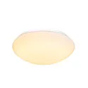 SLV Wandarmatuur voor buitenshuis LIPSY® 40 DOME CCT Switch, gekamd IP44, wit 