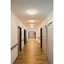 SLV Wandarmatuur voor buitenshuis LIPSY® 40 DOME CCT Switch, gekamd IP44, wit 