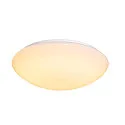 SLV Wandarmatuur voor buitenshuis LIPSY® 50 DOME CCT Switch, gekamd IP44, wit 