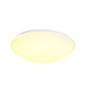 SLV Wandarmatuur voor buitenshuis LIPSY® 50 DOME CCT Switch, gekamd IP44, wit 