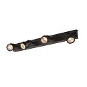 Wandarmatuur PURI CW QUAD vierkant GU10, zwart mat dimbaar