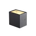 SLV Wandarmatuur voor buitenshuis SITRA S WL UP/DOWN CCT Switch, schakelbaar IP65, antraciet 