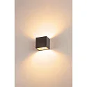 SLV Wandarmatuur voor buitenshuis SITRA S WL UP/DOWN CCT Switch, schakelbaar IP65, antraciet 