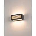 LED Outdoor Wall luminaire BOX-L, IP44 IK05, 19W 3000K 480lm, directly/indirectly, anthracite