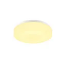 SLV Wandarmatuur voor buitenshuis LIPSY® 30 DRUM cilindrisch, CCT Switch IP44, wit 