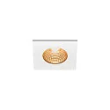 SLV Plafondarmatuur voor buiten PATTA-I SQUARE DTW hoekig, stijf, Dim-To-Warm IP65, wit mat dimbaar