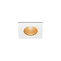 SLV Plafondarmatuur voor buiten PATTA-I SQUARE DTW hoekig, stijf, Dim-To-Warm IP65, wit mat dimbaar