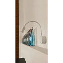 Display-armatuur DIO FLEX PLATE met schakelaar, met flexibele arm IP 20, chroom