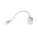 Premium LED Displaylamp DIO FLEX PLATE, with flex arm and switch, 1.9W 45°, 4000K 82lm, white