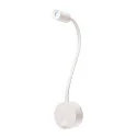 SLV Display-armatuur DIO FLEX PLATE met schakelaar, met flexibele arm IP 20, wit