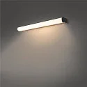 SLV Wandarmatuur MARYLIN IP 44, chroom, wit 