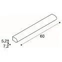 SLV Wandarmatuur MARYLIN IP 44, chroom, wit 