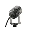 Armatuur met grondpen LED SPIKE met stekker, instelbaar IP55, antraciet 