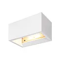 SLV Wall luminaire PLASTRA QT-DE12 WL Plaster luminaire, R7s 118mm, white