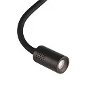 SLV Display-armatuur DIO FLEX PLATE met schakelaar, met flexibele arm IP 20, zwart