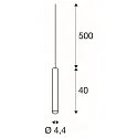 Pendelarmatuur FITU PD E27 IP20, zwart