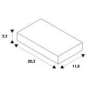 SLV 3-fase T-connector S-TRACK PHASE & DALI opbouwversie, DALI aanstuurbaar, aarde rechts, wit