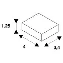 SLV 3-fase pendelclip S-TRACK mechanisch, opbouwversie, universeel, zwart