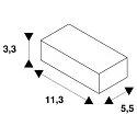 SLV 3-fase adapter S-TRACK PHASE & DALI DALI aanstuurbaar, universeel, zwart