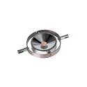 SLV LED Wire luminaire DURNO for TENSEO low-voltage wire system, 9W, 2700K, 360lm, chrome