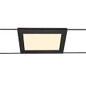 LED Wire luminaire PLYTTA rectangular for TENSEO low-voltage wire system, 9W, 2700K, 580lm, black