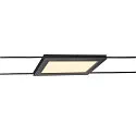 SLV Touw lamp TENSEO PLYTTA rechthoekig, zwart