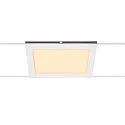 LED Wire luminaire PLYTTA rectangular for TENSEO low-voltage wire system, 9W, 2700K, 580lm, white