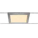 LED Wire luminaire PLYTTA rectangular for TENSEO low-voltage wire system, 9W, 2700K, 580lm, chrome
