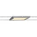 SLV Touw lamp TENSEO PLYTTA rechthoekig, chroom