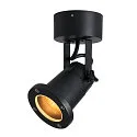 SLV Buitenspot NAUTILUS WL-CL draaibaar, roteerbaar GU10 IP54, zwart mat dimbaar