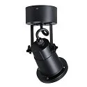 SLV Buitenspot NAUTILUS WL-CL draaibaar, roteerbaar GU10 IP54, zwart mat dimbaar