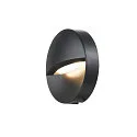 SLV Inbouwarmatuur voor buiten DOWNUNDER OUT ROUND WL LED IP65, antraciet