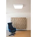 SLV Plafondarmatuur MEDO 60 SQUARE DALI vierkant, DALI aanstuurbaar IP20, wit 