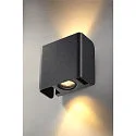 Wandarmatuur voor buitenshuis MANA OUT IP65, antraciet dimbaar