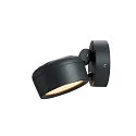 SLV Buitenspot ESKINA SPOT SENSOR CCT 1-vlams, met sensor, CCT Switch, instelbaar, bekabeld IP54, antraciet dimbaar