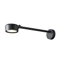 SLV Display-armatuur ESKINA D CCT met scharnierende arm, CCT Switch, bekabeld IP65, antraciet dimbaar 14