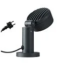 SLV Sokkelarmatuur ESKINA 30 POLE CCT CCT Switch, instelbaar IP44 / IP65, antraciet dimbaar