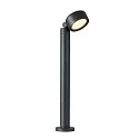 Staande armatuur voor buiten ESKINA 80 POLE CCT roteerbaar, CCT Switch, kantelbaar IP65, antraciet dimbaar