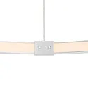 SLV Pendelarmatuur ONE 80 DALI IP20, wit dimbaar