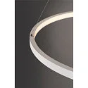 SLV Pendelarmatuur ONE 80 DALI IP20, wit dimbaar