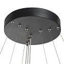 Pendelarmatuur ONE TRIPLE DALI IP20, zwart dimbaar