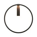 Wandarmatuur ONE 60 DALI IP20, zwart dimbaar