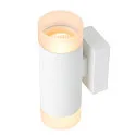 SLV Wandarmatuur ASTINA up down, cilindrisch, met diffuser GU10 IP20, wit dimbaar