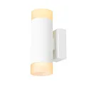 SLV Wandarmatuur ASTINA up down, cilindrisch, met diffuser GU10 IP20, wit dimbaar