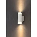 SLV Wandarmatuur ASTINA up down, cilindrisch, met diffuser GU10 IP20, wit dimbaar