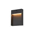 Wandarmatuur voor buitenshuis FLATT SENSOR hoekig, met sensor, CCT Switch IP54, antraciet, mat 